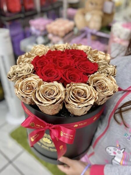 Eternal Roses Round Box